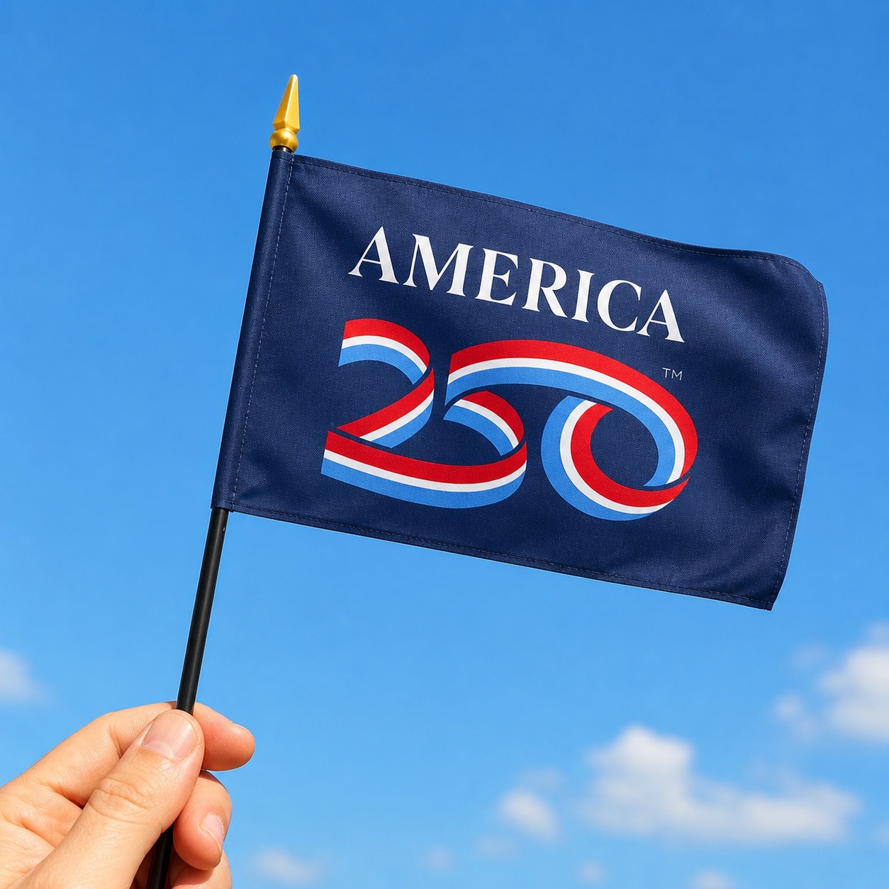 America 250 - Blue Stick Flag