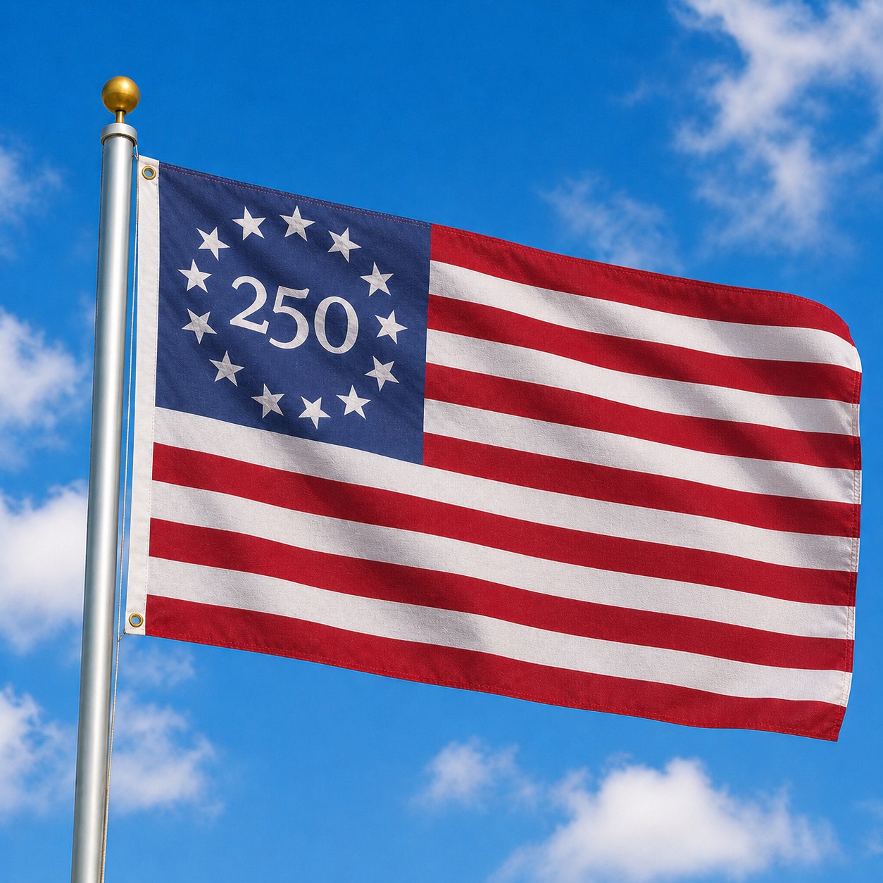 America 250 - Betsy Ross - Poly-Cotton